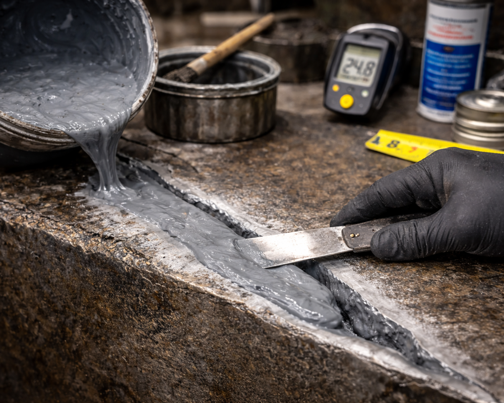 Soğuk Dolgu Uygulaması: Yüzey Hazırlığı ve Kontrol