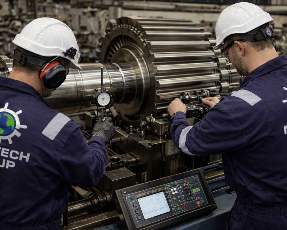 Türbin Rotor Taşlama ve Dinamik Denge Doğrulama