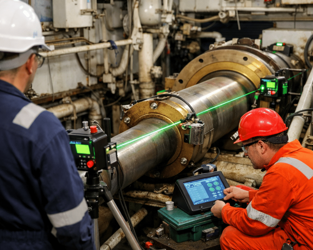 Read more about the article Sterntube Yataklarında Hizalama Hatası: Lazer Optik Line Kontrolü ile 7 Belirti