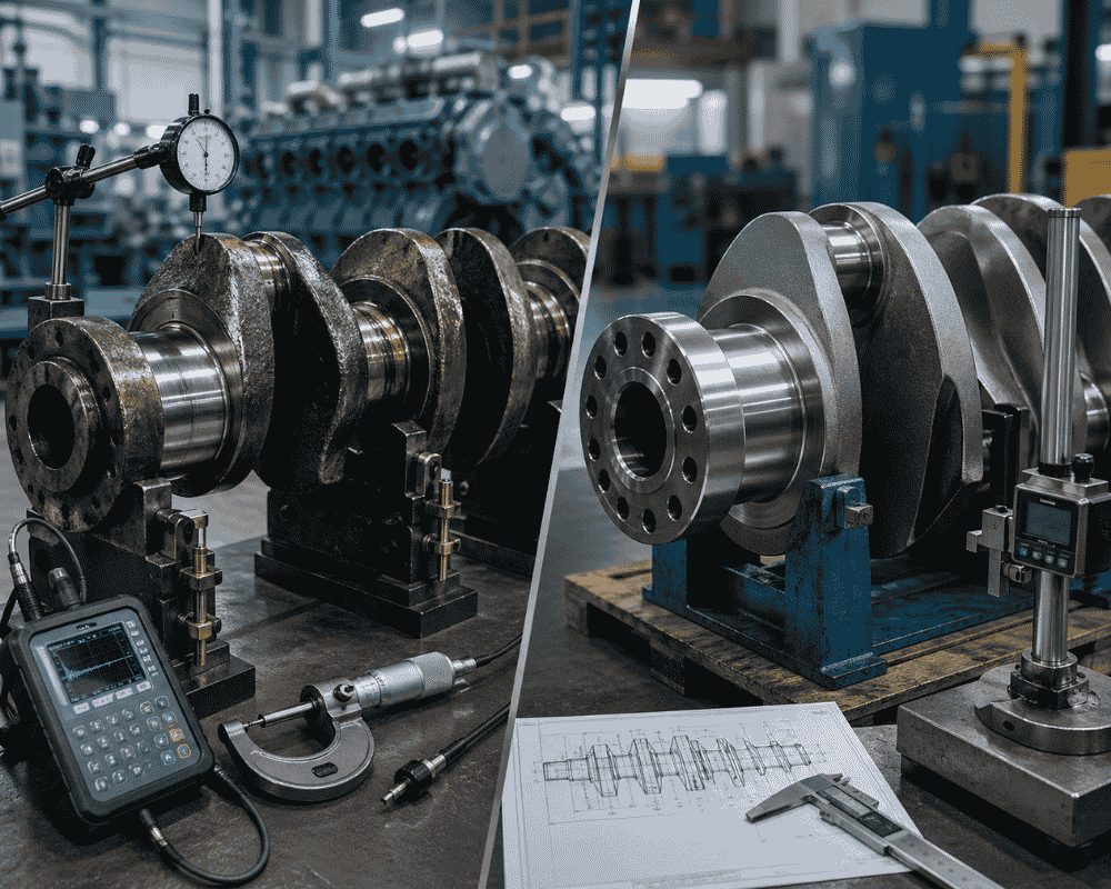 Read more about the article Crankshaft Geri Kazanımı mı Parça Değişimi mi? “Limit Aşımı” Karar Matrisi