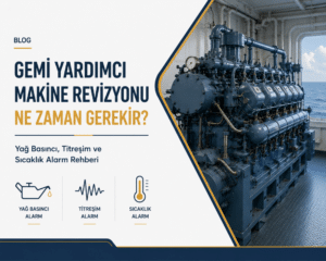 Read more about the article Gemi Yardımcı Makine Revizyonu Ne Zaman Gerekir? Yağ Basıncı, Titreşim ve Sıcaklık Alarm Rehberi