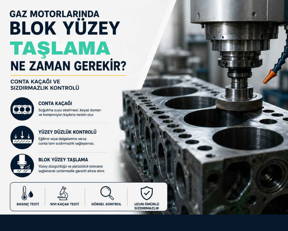 Read more about the article Gaz Motorlarında Blok Yüzey Taşlama