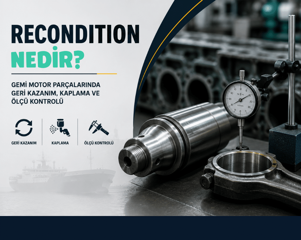Recondition ile Gemi Motor Parçalarında Geri Kazanım