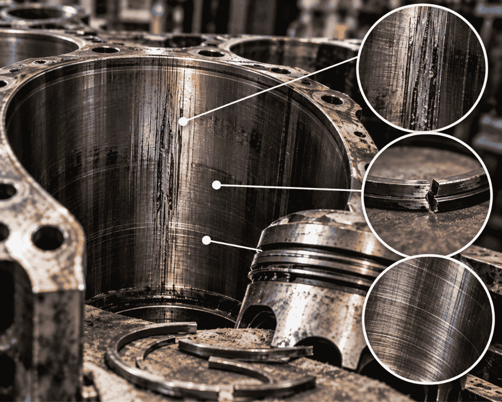 Cylinder Liner Çizilmesi ve Scuffing Kontrolü